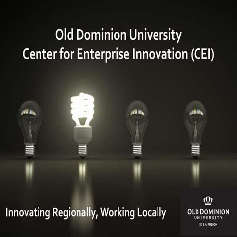 Center for Enterprise Innovation (CEI) Summary for HREDA, 9-25-14