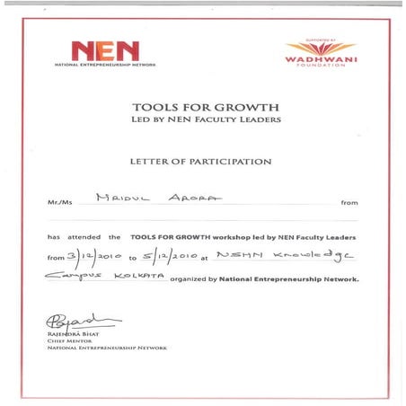 Cei   tools for growth