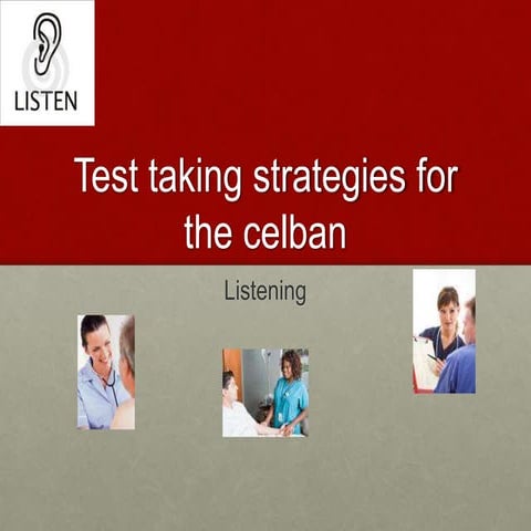 Celban Listening Strategies