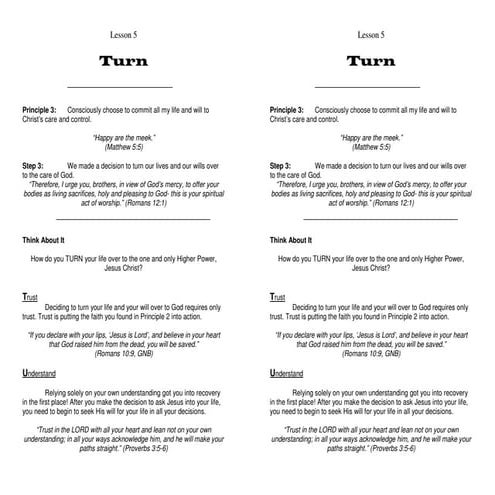 Celebrate recovery   lesson 5 addiction