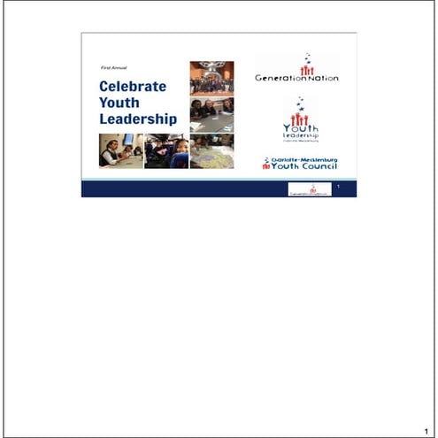 Celebrate youth leadership program