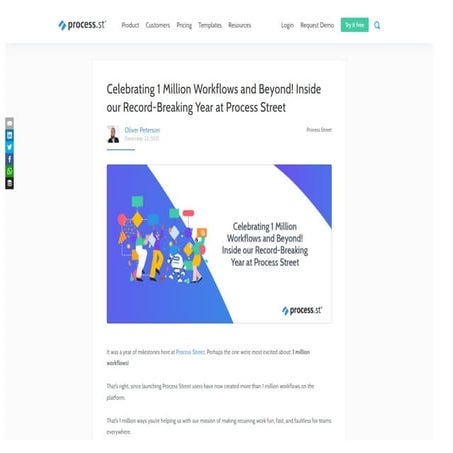 Celebrating 1 Million Workflows and Beyond! Inside our Record-Breaking ...