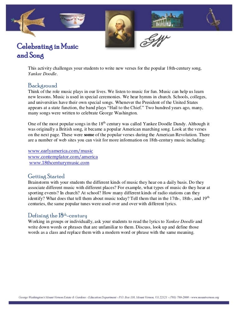 Celebrating In Music And Song Celebrating In Music And Song