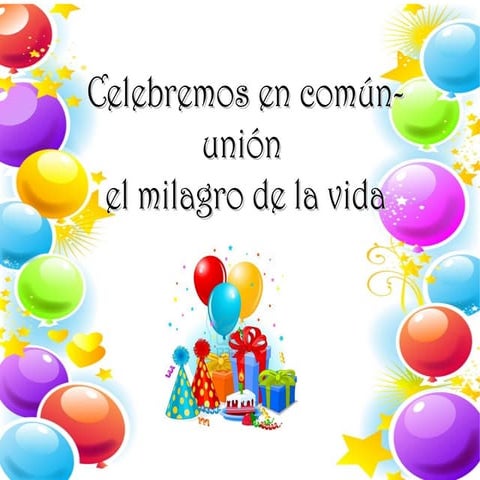 Celebremos en común unión