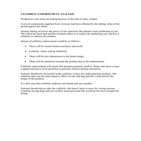 Celebrity Endorsement | PDF