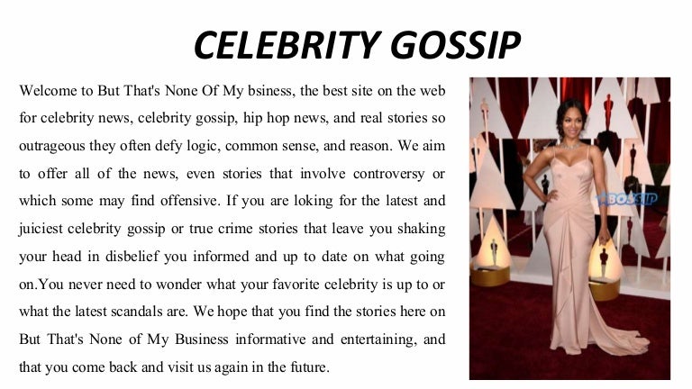Celebrity gossip