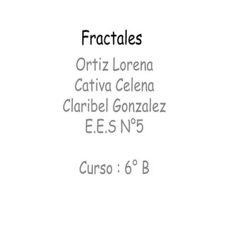 Fractales