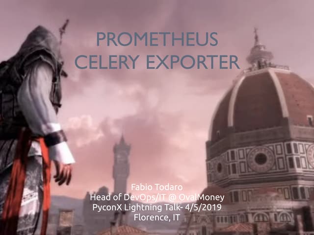 Prometheus Celery Exporter
