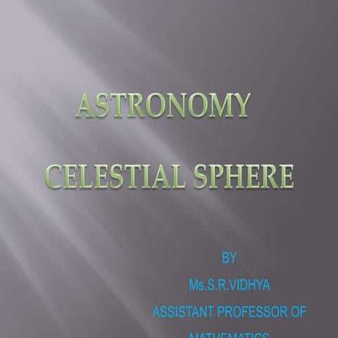 Celestial sphere