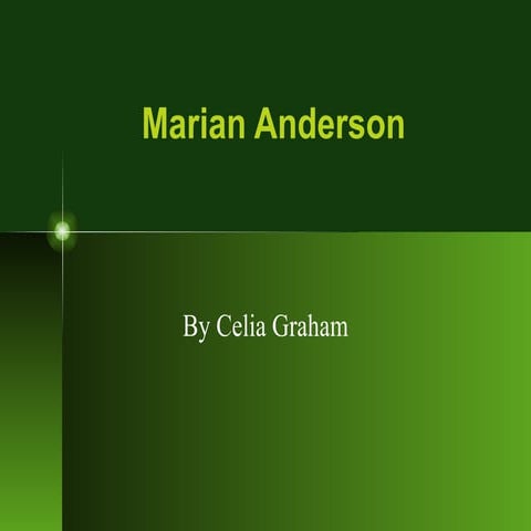 Marian Anderson by Celia