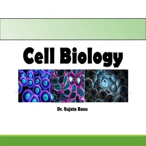 General Biology 1 - Lesson 1: Cell (structure,function, and theory) | PPTX