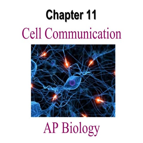 Cell-Communication and the types of cell communications | PDF