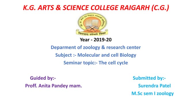 The cell cycle Biology Diagrams