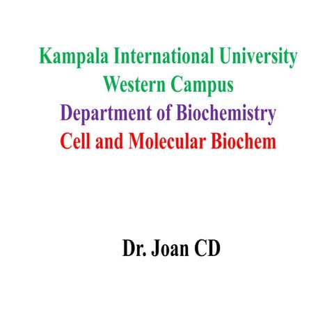 Cell and Molecular Biology, DNA integrity S.pptx