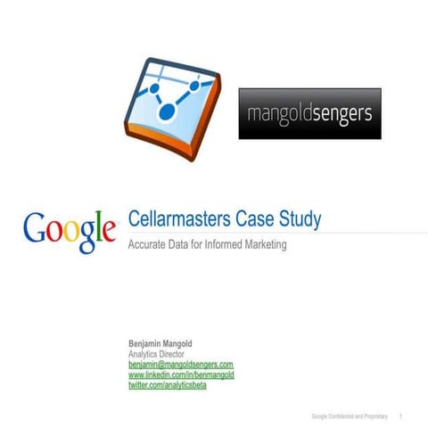 Cellarmasters Case Study