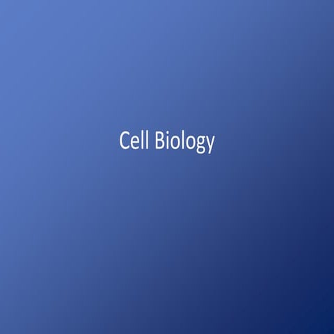 Cell biology