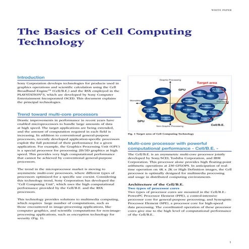 The Basics of Cell Computing Technology