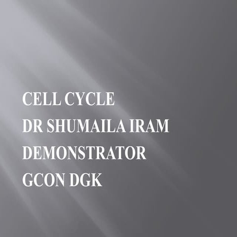 cell cycle BSN degree proram ppt   .pptx
