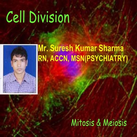 Celldivision by suresh aadi | PPT