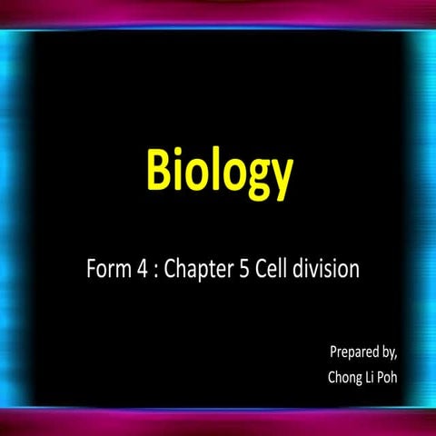 Cell division presentation