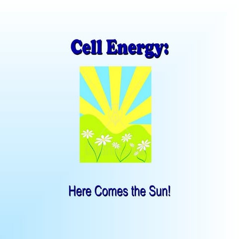 Cell energy