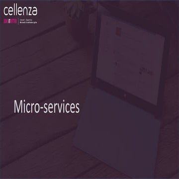 Cellenza   microservices - tour d'horizon - v0.1