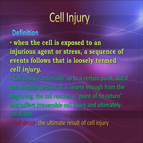 Cell injury | PPT
