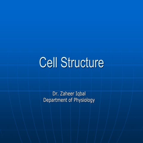 Cell & its Functions a physiological concept