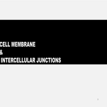 HISTOLOGY OF CELL MEMBRANE & JUNCTIONS.pptx