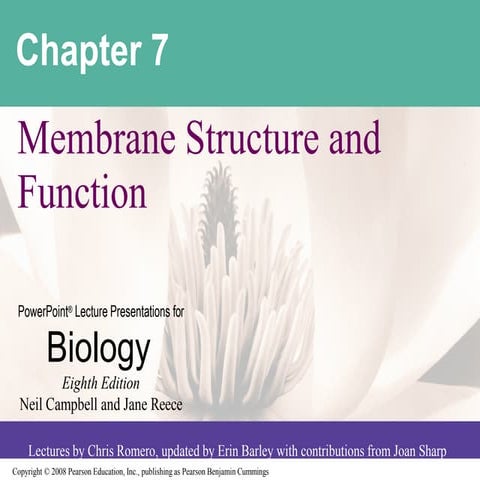 Cell membrane structure an function.pptx