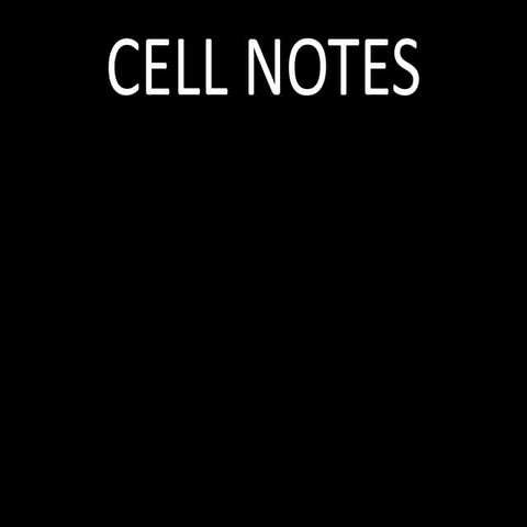 Cell Biology Notes
