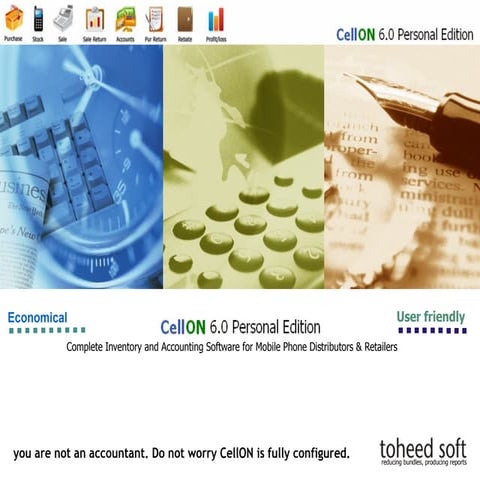 CellON, inventory software for mobiles