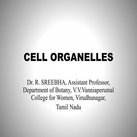 Cell organelles
