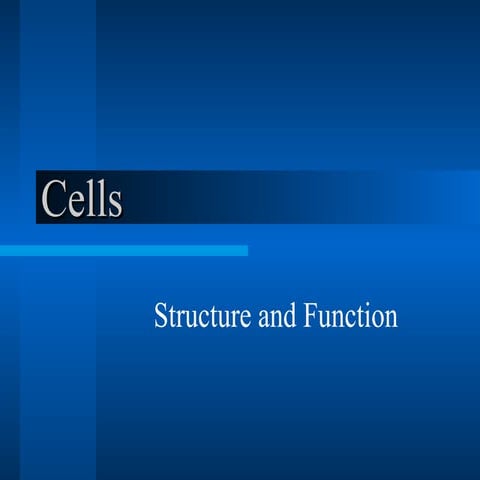 Cells (Eukaryote & Prokaryote, Parts & Functions)