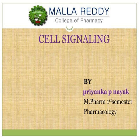 Cell signaling 
