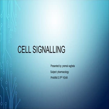 Cell signaling
