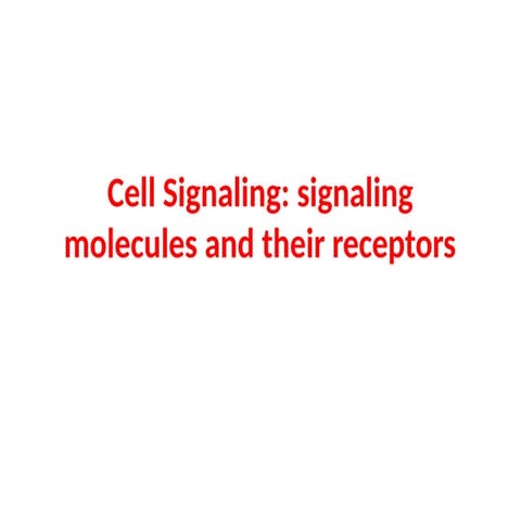 cell signaling. ligands and receptorspptx