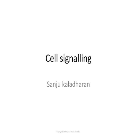 Cell signaLling 
