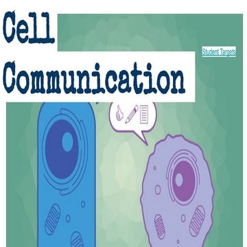 Chap 4: Cell Signaling 2020 Presentation AP Biology