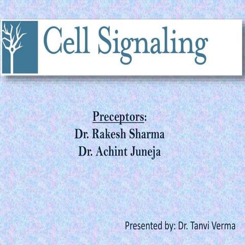 Cell signalling