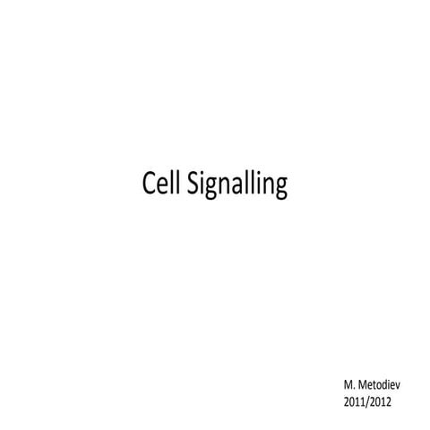 Cell signalling