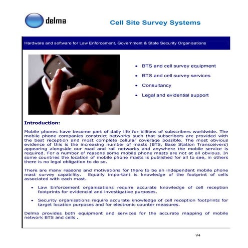Cell Site Surveying V4