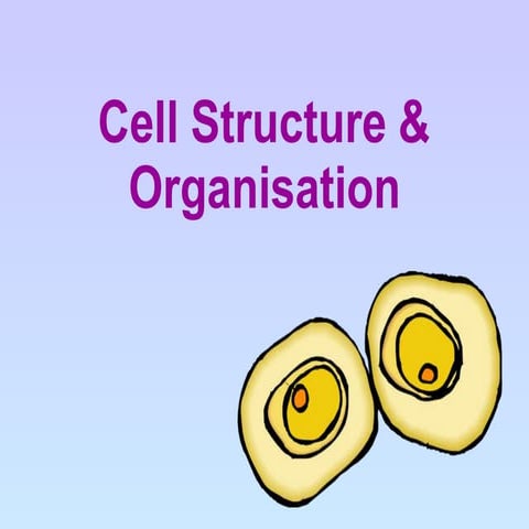 Cellstructureandorganisationlssbiology