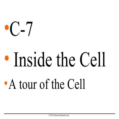 Cell structure c&m c 7 | PPT