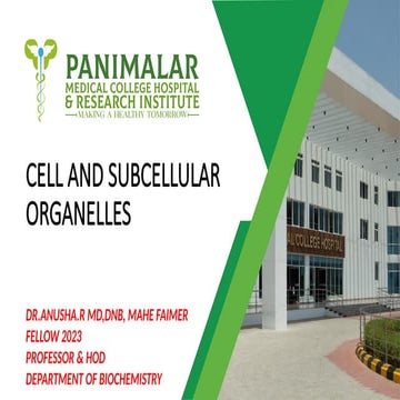 CELL & SUBCELLULAR ORGANELLES.pptx for mbbs