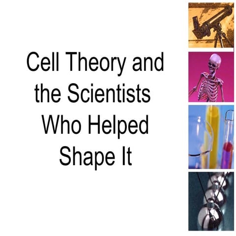 Cell Theory - Early History