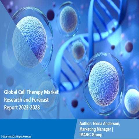 Cell Therapy Market PPT: Demand, Trends and Business Opportunities 2023 ...