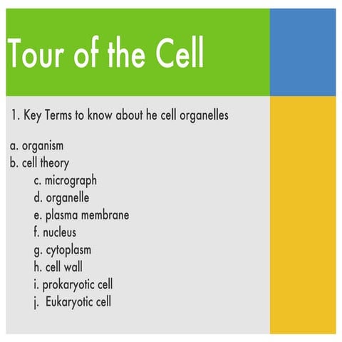 Cell tour | PPT