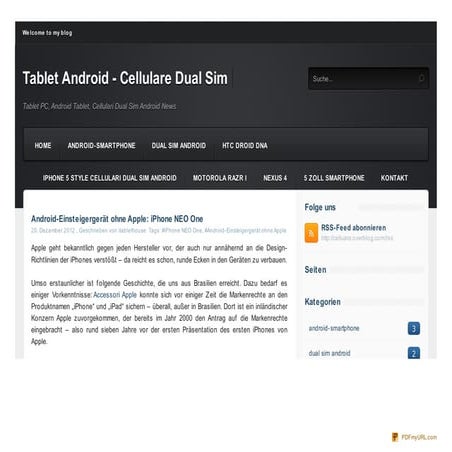 Android-level device without Apple: iPhone NEO One