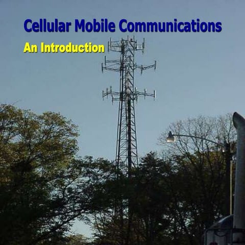 cellular-mobile-communications in mobile